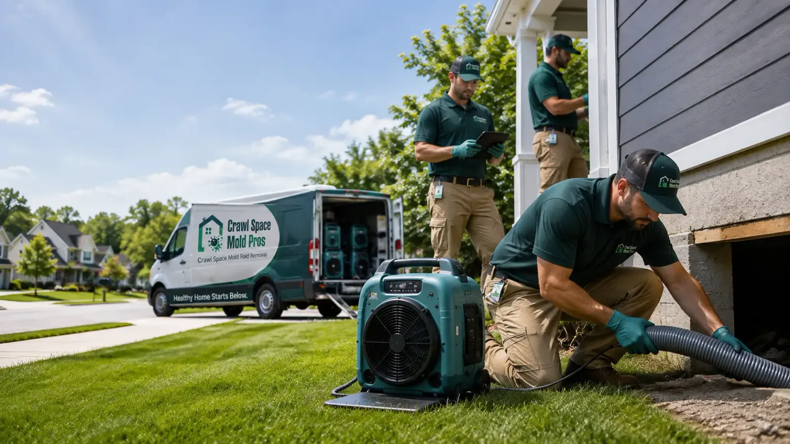 Crawl Space Mold Removal in Roscoe, IL